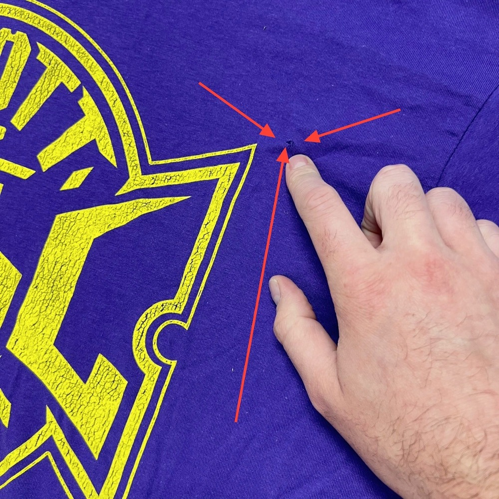 Scott Hall RIP The Bad Guy T-Shirt Mens XXL Purple Wrestling Memorial Tee - Picture 3 of 8